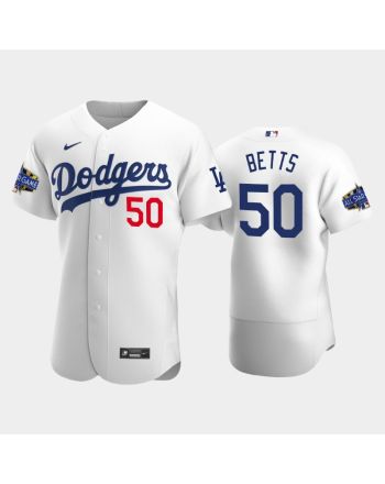 Los Angeles Dodgers Mookie Betts 50 Home White 2022-23 All-Star Game Jersey