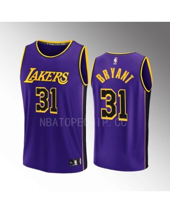 Los Angeles Lakers 31 Thomas Bryant Statement Men Jersey 2022-23 Fast Break Purple