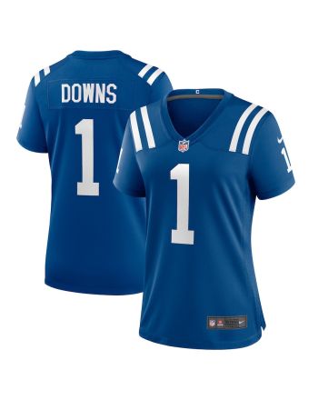 Josh Downs 1 Indianapolis Colts Women Team Game Jersey - Royal