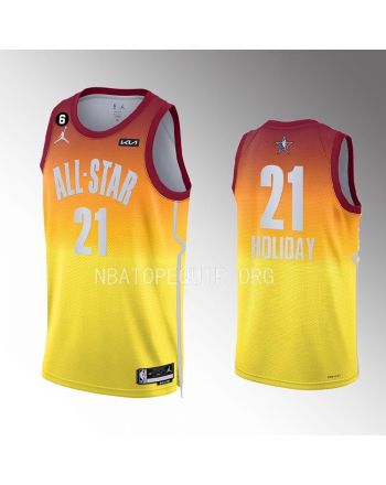 Jrue Holiday 21Milwaukee Bucks 2023 NBA All-Star Men Jersey - Orange