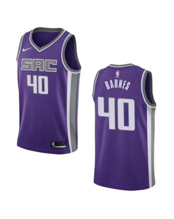 Men's Sacramento Kings 40 Harrison Barnes Icon Swingman Jersey - Purple