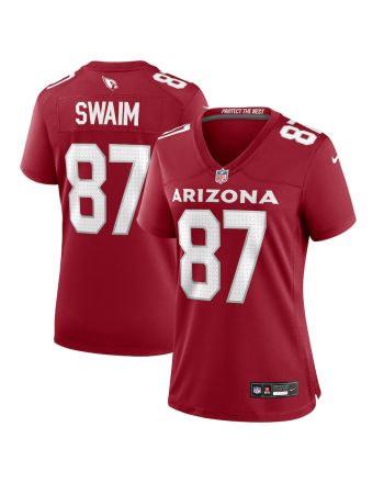 Geoff Swaim 87 Arizona Cardinals Women Team Game Jersey - Cardinal