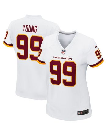 Chase Young 99 Washington Commanders Football Team Women Game Jersey - White