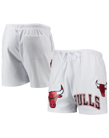 Chicago Bulls White Mesh Capsule Shorts - Men