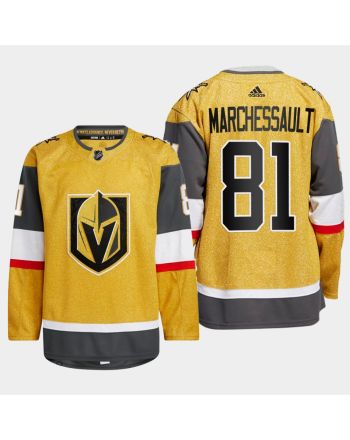 Jonathan Marchessault 81 Vegas Golden Knights Gold Jersey 2023 Home