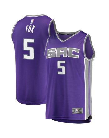 De'aaron Fox Sacramento Kings Fast Break Player Jersey - Icon Edition - Purple