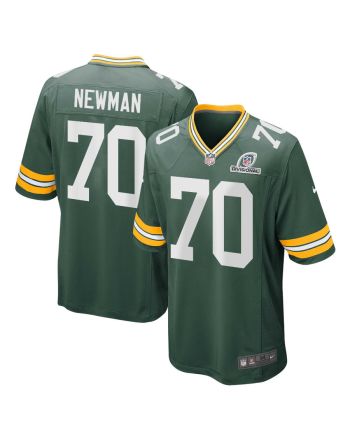 Royce Newman 70 Green Bay Packers 2024 Divisional Patch Game Men Jersey - Green