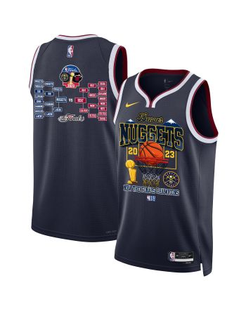 Denver Nuggets Lineup Road To The NBA Final Champions 2023 Swingman Jersey - Black