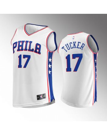 Philadelphia 76ers 17 P.J. Tucker Association Jersey 2022-23 White