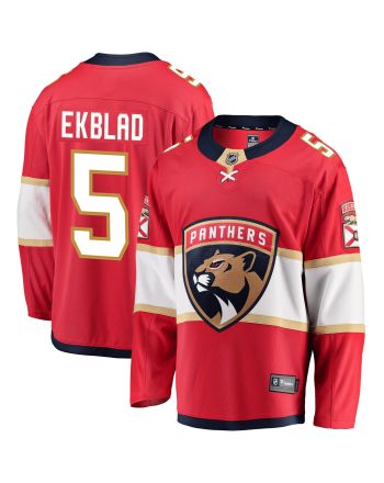 Men's Aaron Ekblad Red Florida Panthers Breakaway Player Jersey Jersey