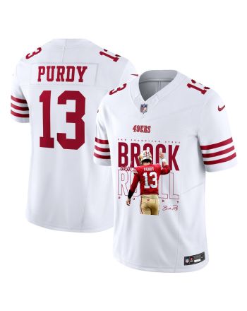 Brock Purdy 13 San Francisco 49ers Road to Greatness White Game Jersey - Men