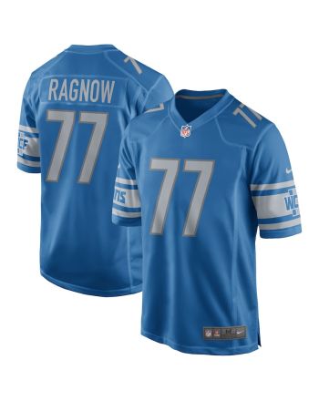 Frank Ragnow 77 Detroit Lions Men Game Jersey - Blue