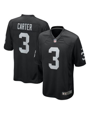 DeAndre Carter 3 Las Vegas Raiders Game Player Men Jersey - Black