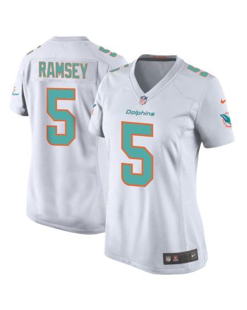 Jalen Ramsey 5 Miami Dolphins Game Women Jersey - White