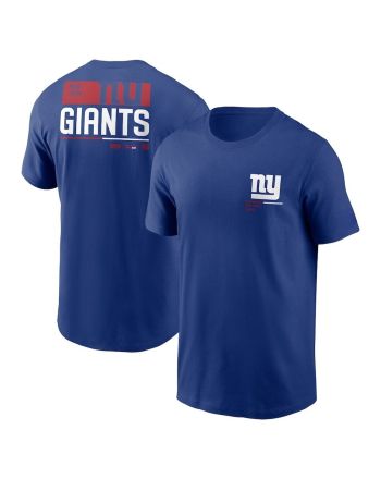 New York Giants Team Incline T-Shirt - Royal