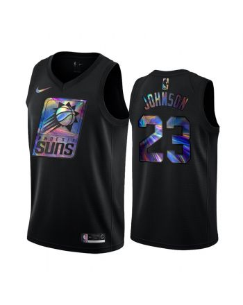 Phoenix Suns Cameron Johnson 23 Jersey Iridescent Holographic Black Limited Edition