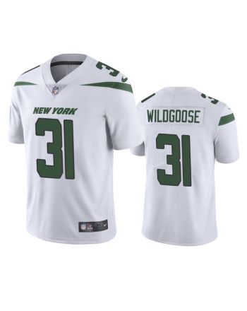 New York Jets Rachad Wildgoose 31 White Vapor Limited Jersey - Men's