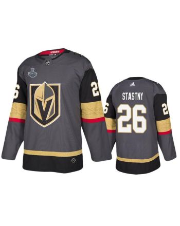 Men Vegas Golden Knights Paul Stastny 26 Home Gray Jersey Jersey