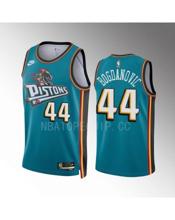 Bojan Bogdanovic 44 2022-23 Detroit Pistons Teal Classic Edition Jersey Swingman