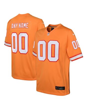 Tampa Bay Buccaneers Custom YOUTH Throwback Game Jersey - Orange