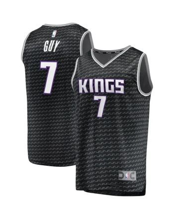 Kyle Guy Sacramento Kings Fast Break Player Jersey Black - Statement Edition