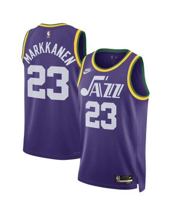 Lauri Markkanen 23 Utah Jazz 2023/24 Swingman Jersey - Classic Edition - Purple