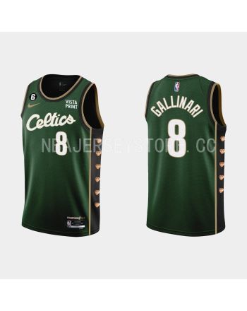 Boston Celtics 8 Danilo Gallinari 2022-23 City Edition Green Men Jersey