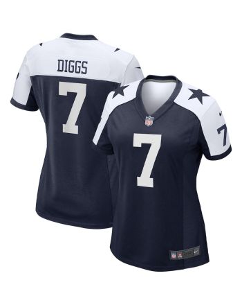 Trevon Diggs 7 Dallas Cowboys Women's Alternate Game Jersey - Navy