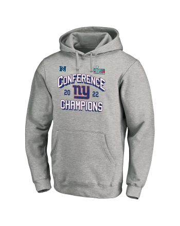 New York Giants NFC Conference Champions Light Grey Pullover Hoodie