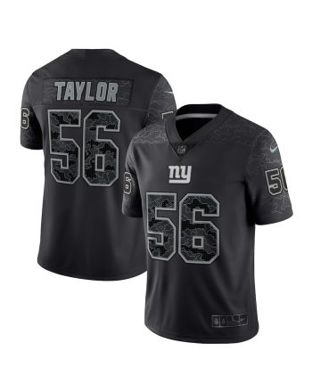 Lawrence Taylor 56 New York Giants Retired Player RFLCTV Limited Jersey - Black