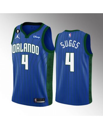 Orlando Magic Jalen Suggs 4 2022-23 Statement Edition Blue Jersey Swingman