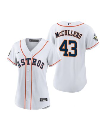 Women's Houston Astros Lance McCullers 43 White 2022-23 World Series Jersey