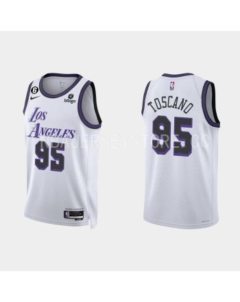 Los Angeles Lakers 39 Dwight Howard 2022-23 City Edition White Men Jersey