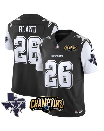 DaRon Bland 26 Dallas Cowboys 2023 NFC East Champions Patch Game Men Jersey - Black