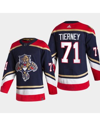 Florida Panthers Chris Tierney 71 2023 Reverse Retro Navy Jersey