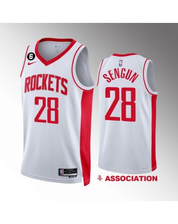 Houston Rockets 2022-23 Alperen Sengun 28 Association Edition White Jersey Swingman