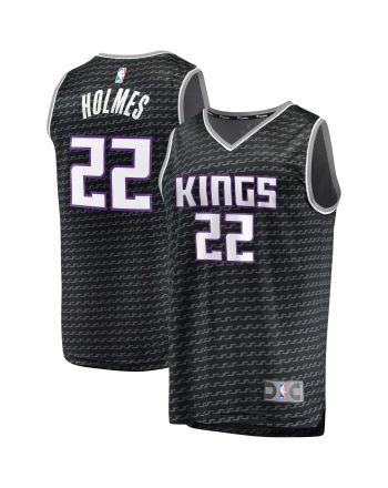 Richaun Holmes Sacramento Kings Fast Break Player Jersey - Statement Edition - Black