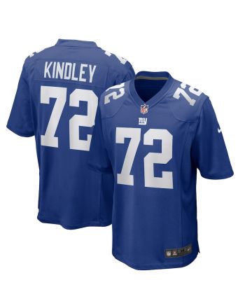 Solomon Kindley 72 New York Giants Home Game Player Jersey - Royal