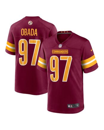 Efe Obada 97 Washington Commanders Men Game Jersey - Burgundy