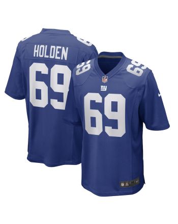 Will Holden New York Giants Game Player Jersey - Royal