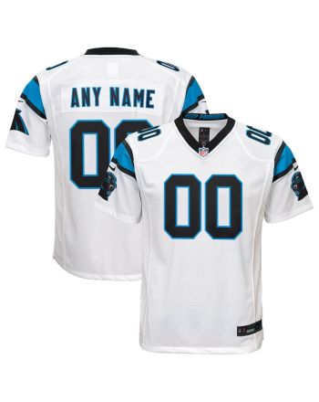 Carolina Panthers Custom YOUTH Game Jersey - White