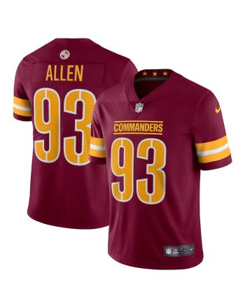 Jonathan Allen 93 Washington Commanders Vapor Limited Jersey - Burgundy