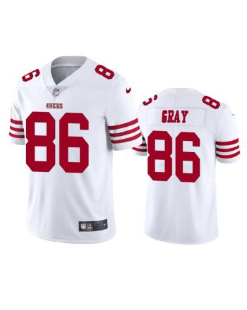 San Francisco 49ers Danny Gray 86 White Vapor Limited Jersey