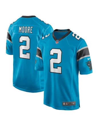 D.J. Moore 2 Carolina Panthers Men's Game Jersey - Blue