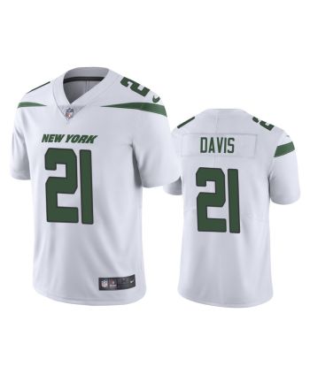 Ashtyn Davis 21 New York Jets White Vapor Limited Jersey