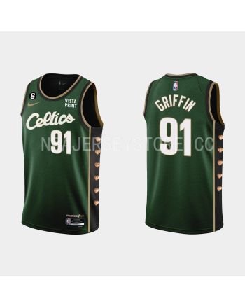 Boston Celtics 91 Blake Griffin 2022-23 City Edition Green Men Jersey