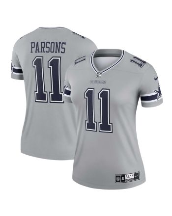 Micah Parsons 11 Dallas Cowboys Women's Inverted Legend Jersey - Silver