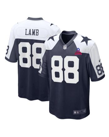 CeeDee Lamb 88 Dallas Cowboys 2024 Pro Bowl Patch Alternate Game Men Jersey - Navy