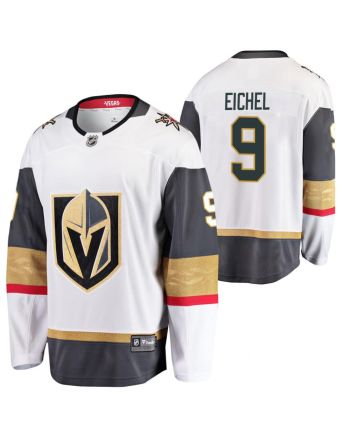 Men Vegas Golden Knights Jack Eichel 9 Jersey White Away 2023 Trade Jersey Jersey