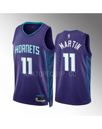 Cody Martin 11 2022-23 Charlotte Hornets Purple Statement Edition Men Jersey Swingman